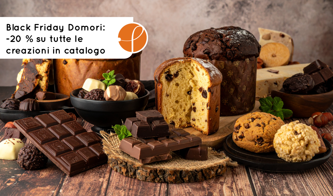Black Friday Domori: -20 % su tutte le creazioni in catalogo